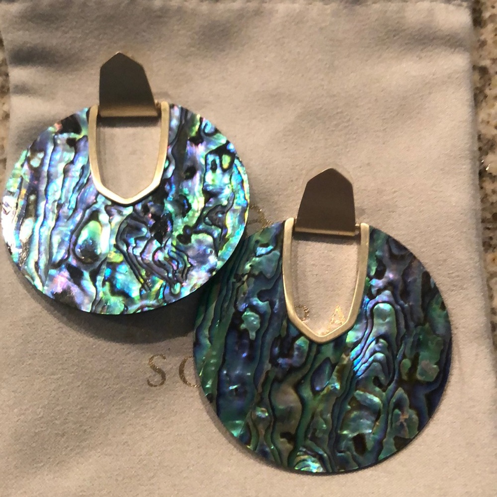 Kendra Scott Abalone Diane’s Statement Earrings
